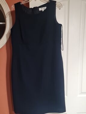 JONES STUDIO SEPARATES NAVY BLUE SHEATH DRESS Sz. 14 💙